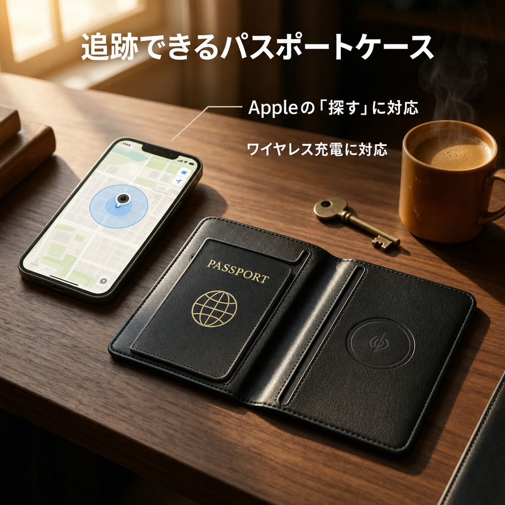 追跡できるパスポートケース